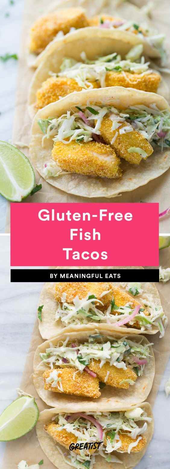 Glutenfreie Fisch-Tacos