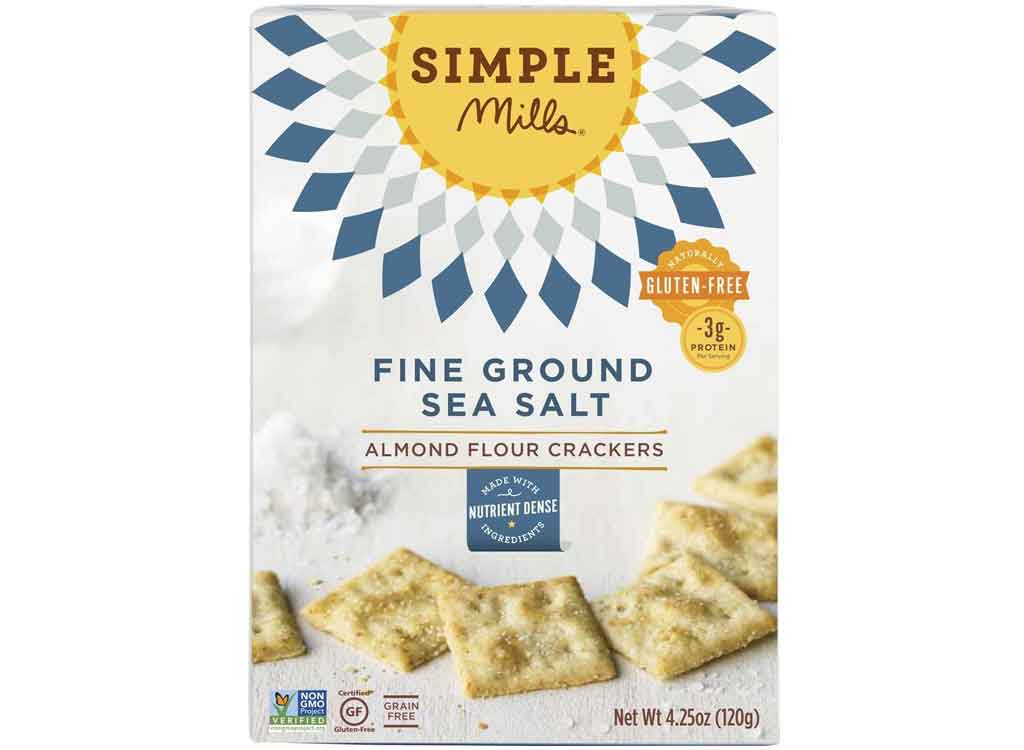 Simple Mills Fein gemahlenes Meersalz Mandelmehl Cracker