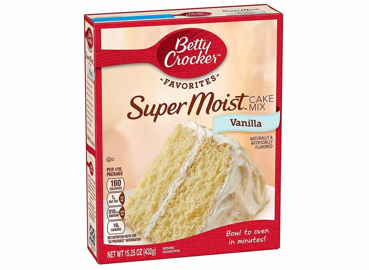 Betty Crocker Kuchenmischung Vanille
