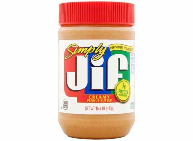 JIF simply peanut butter
