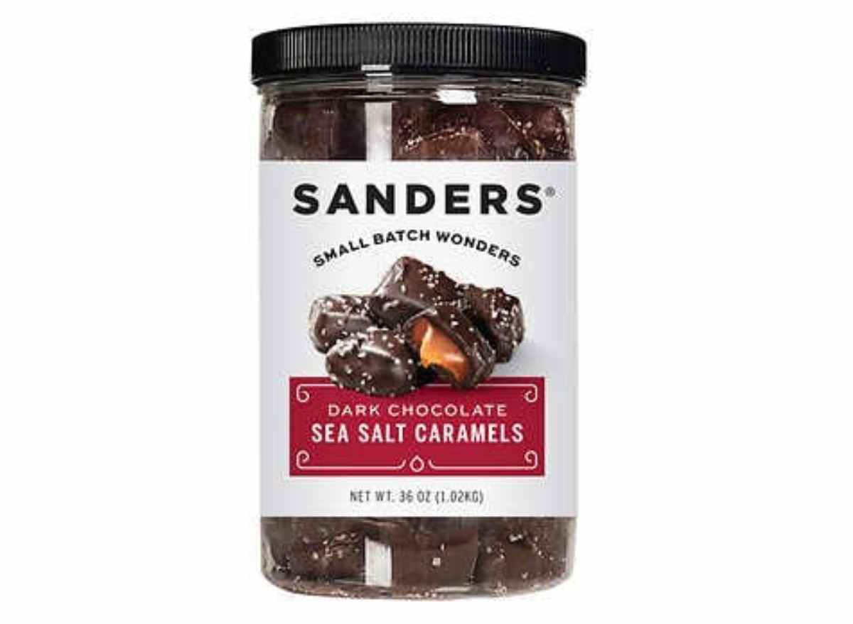 Sanders Zartbitterschokolade Meersalzkaramellen