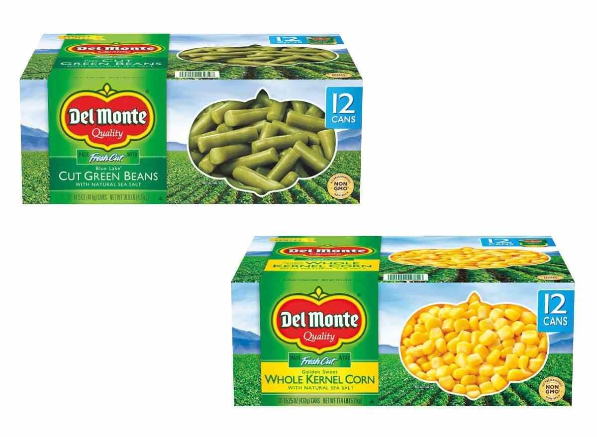 Costco Mais und grüne Bohnen