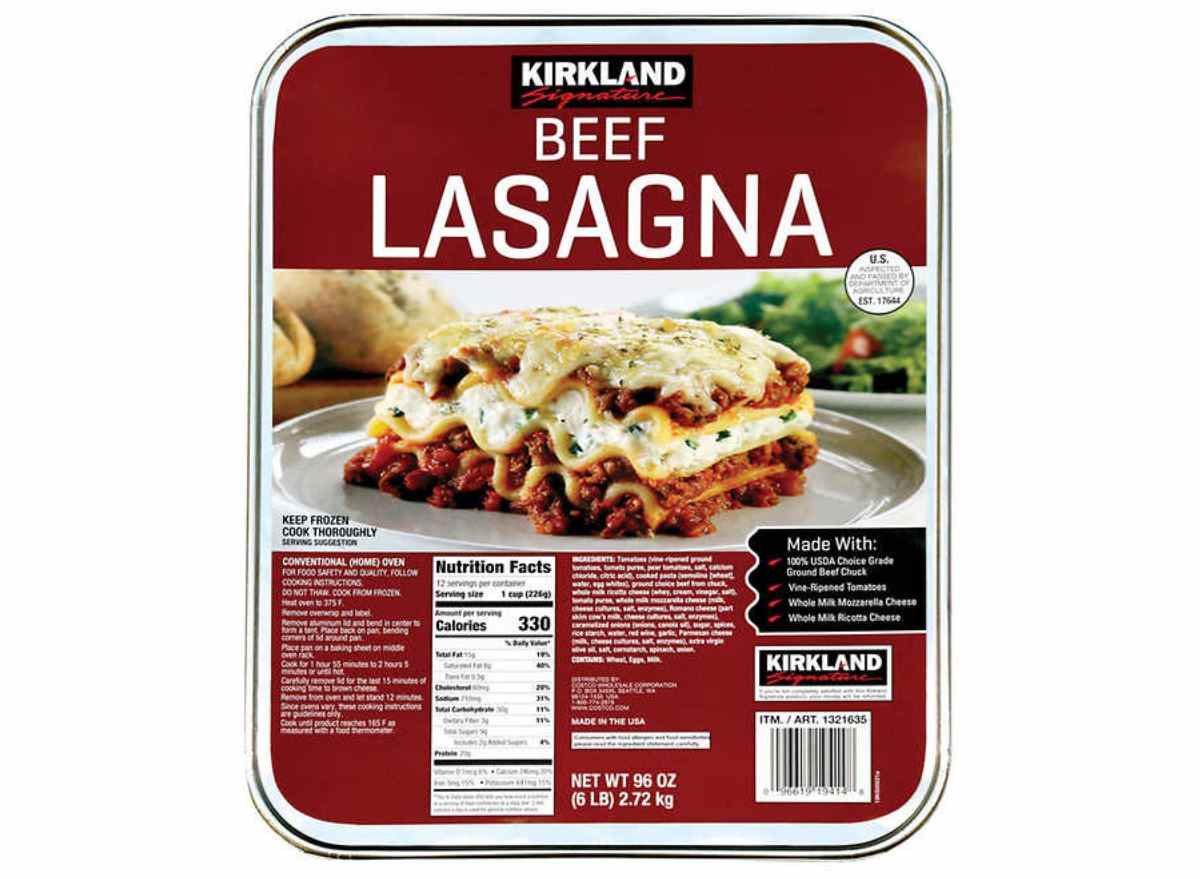 Costco-Lasagne