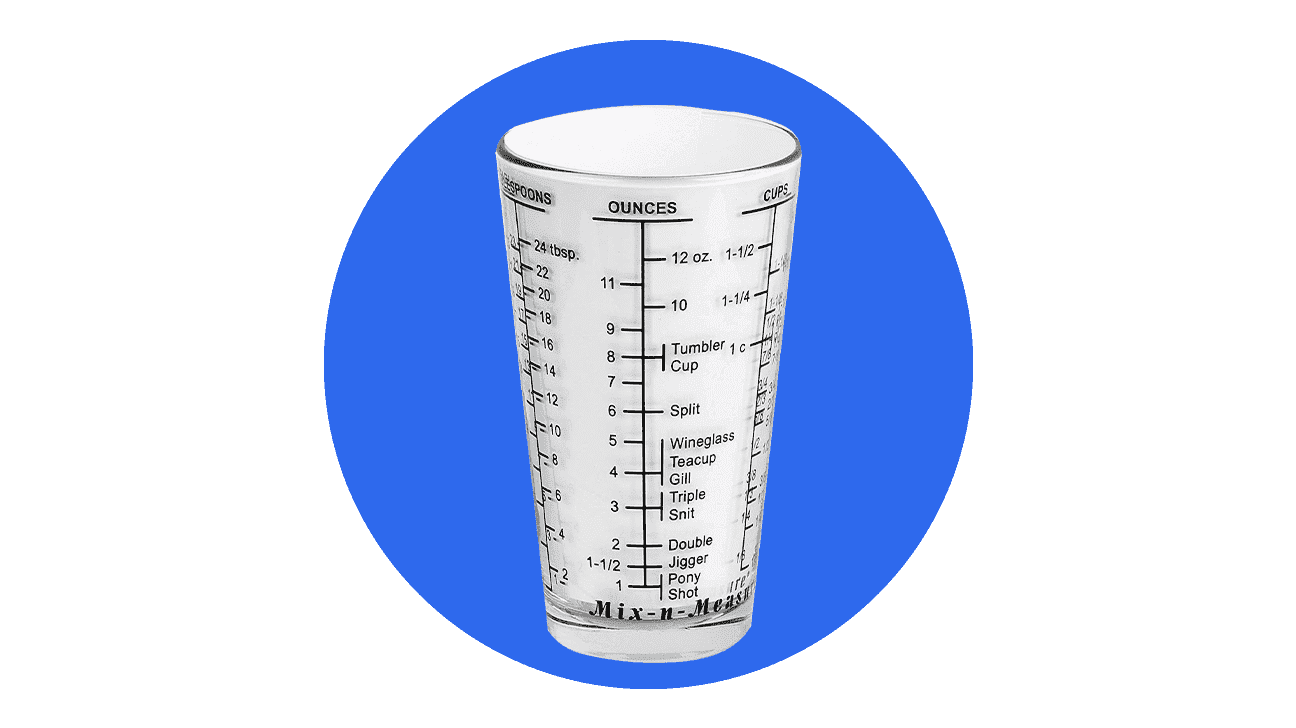pint glass measuring cup