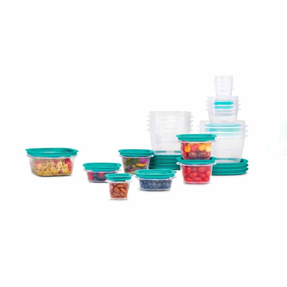 Rubbermaid Flex and Seal Food Storage Container Set in teal