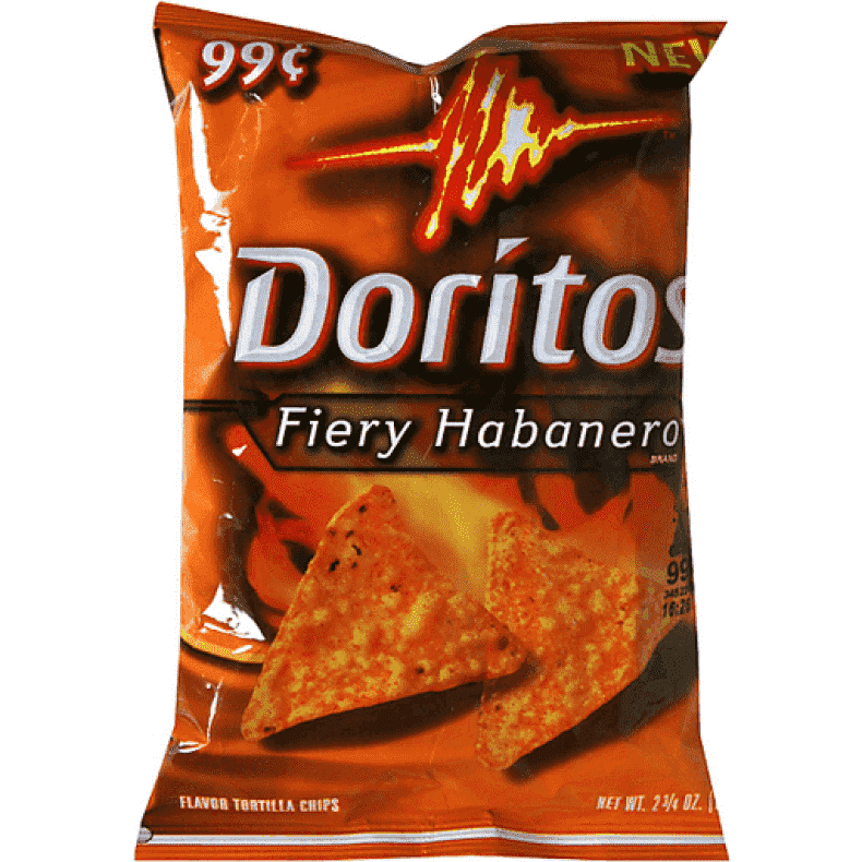 Feuriger Habanero Doritos 