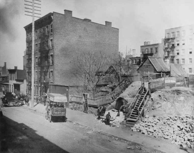 Hell's Kitchen in 19th century New York