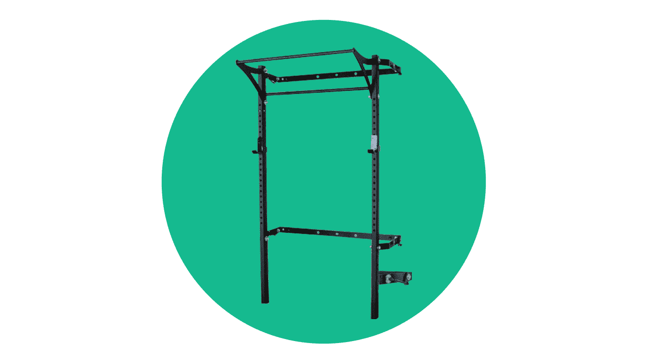  PRx Performance Profile Folding Squat Rack with Kipping Bar