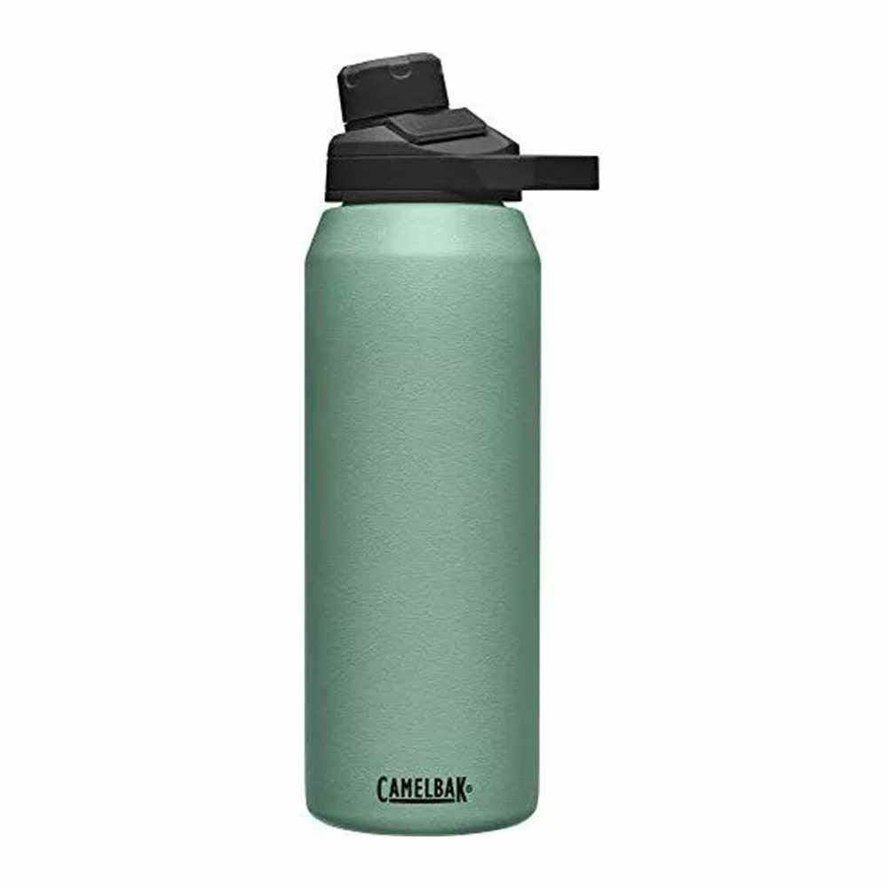 Green stainless steel water bottle
