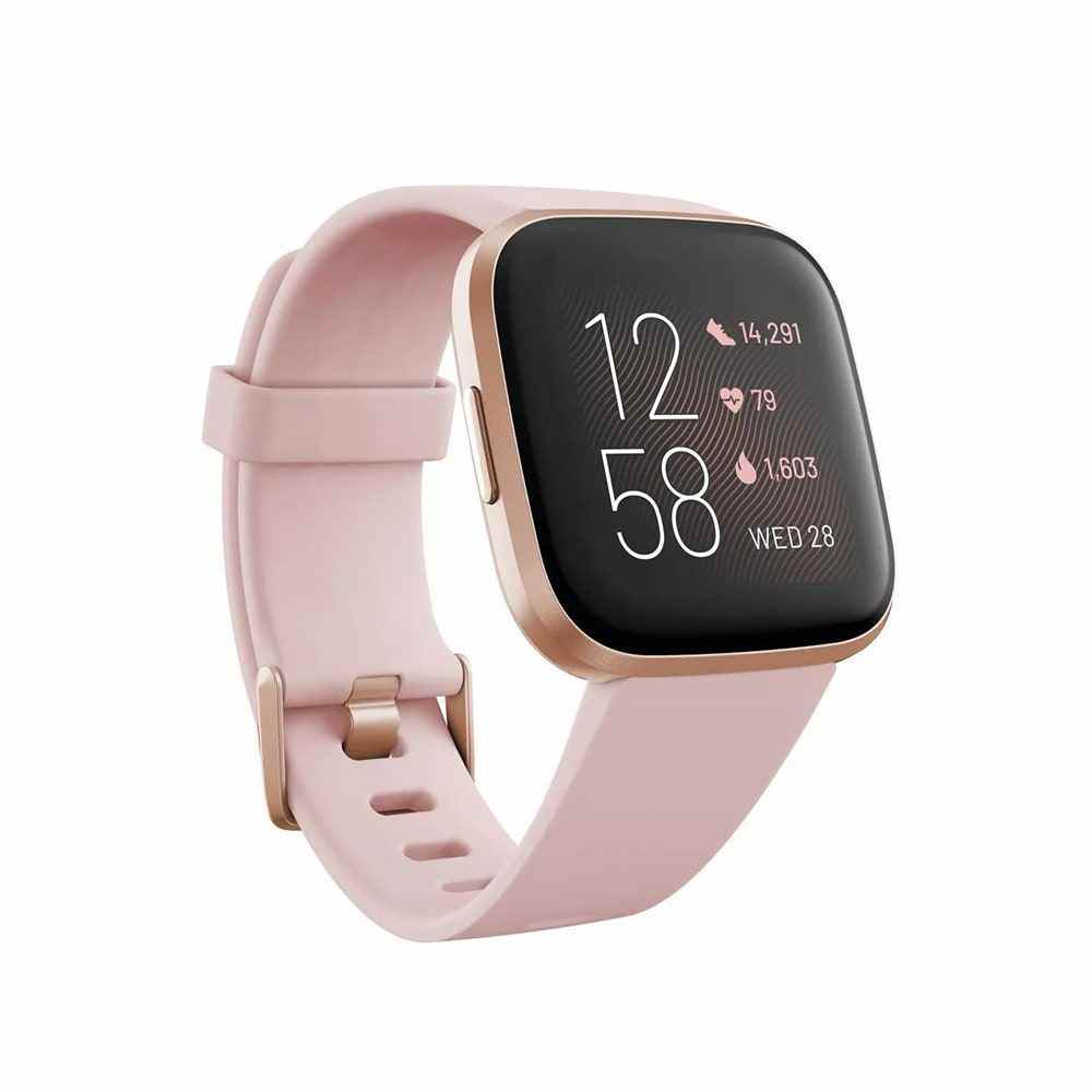 Smartwatch mit rosa Armband