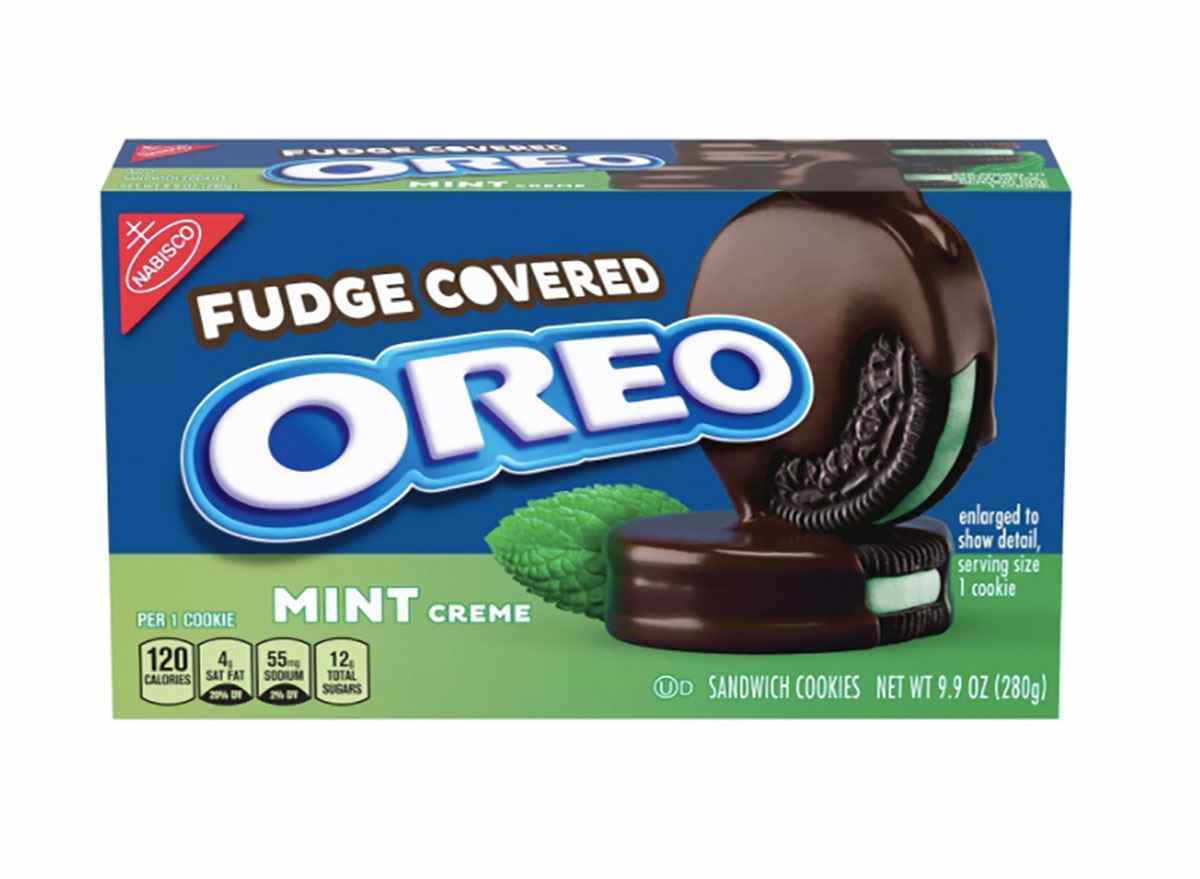 fudge covered mint oreo cookies