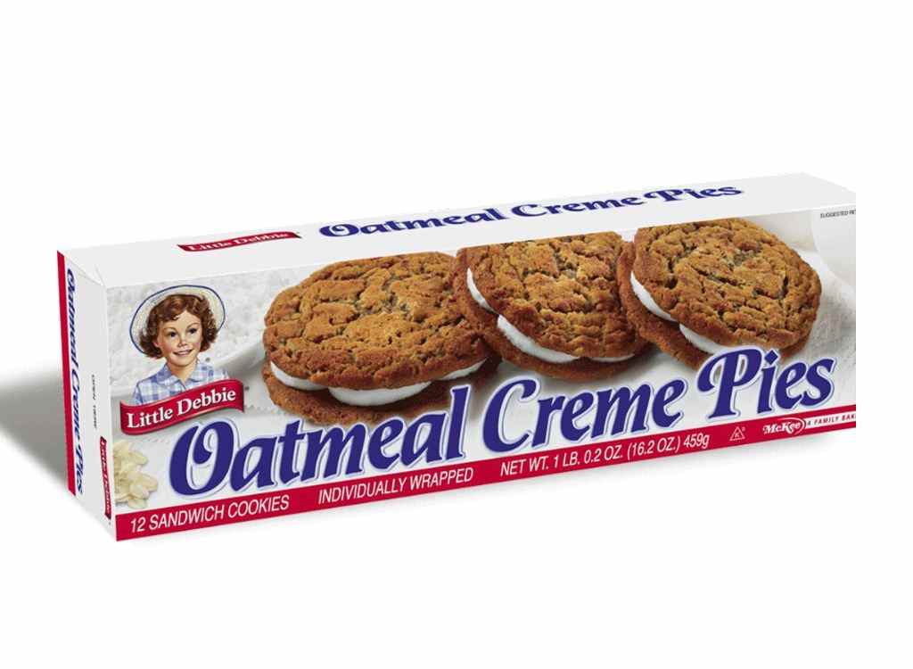 package of little debbie oatmeal cream pies