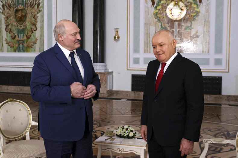 Lukaschenko und Kiselev