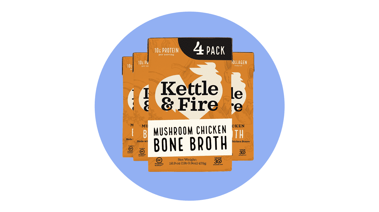 kettle and fire mushroom chicken bone broth