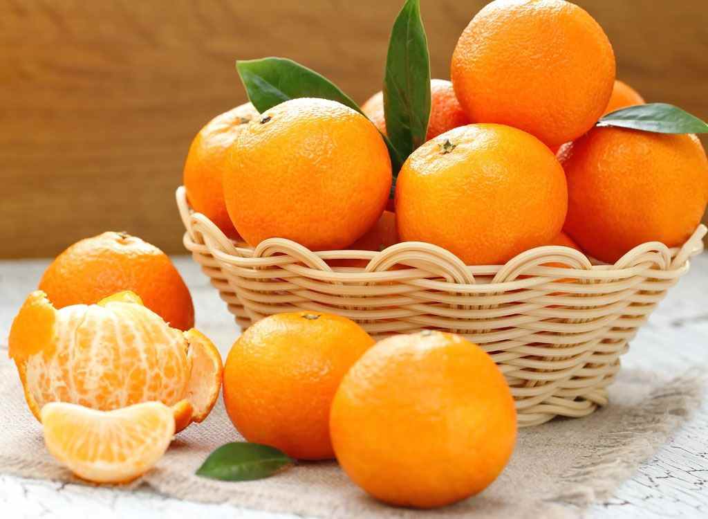 Mandarinen im Korb