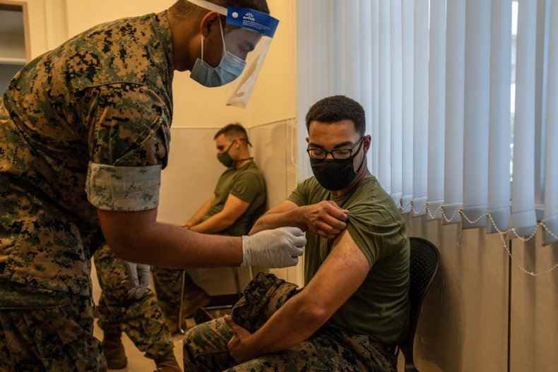 Impfung des Marine Corps