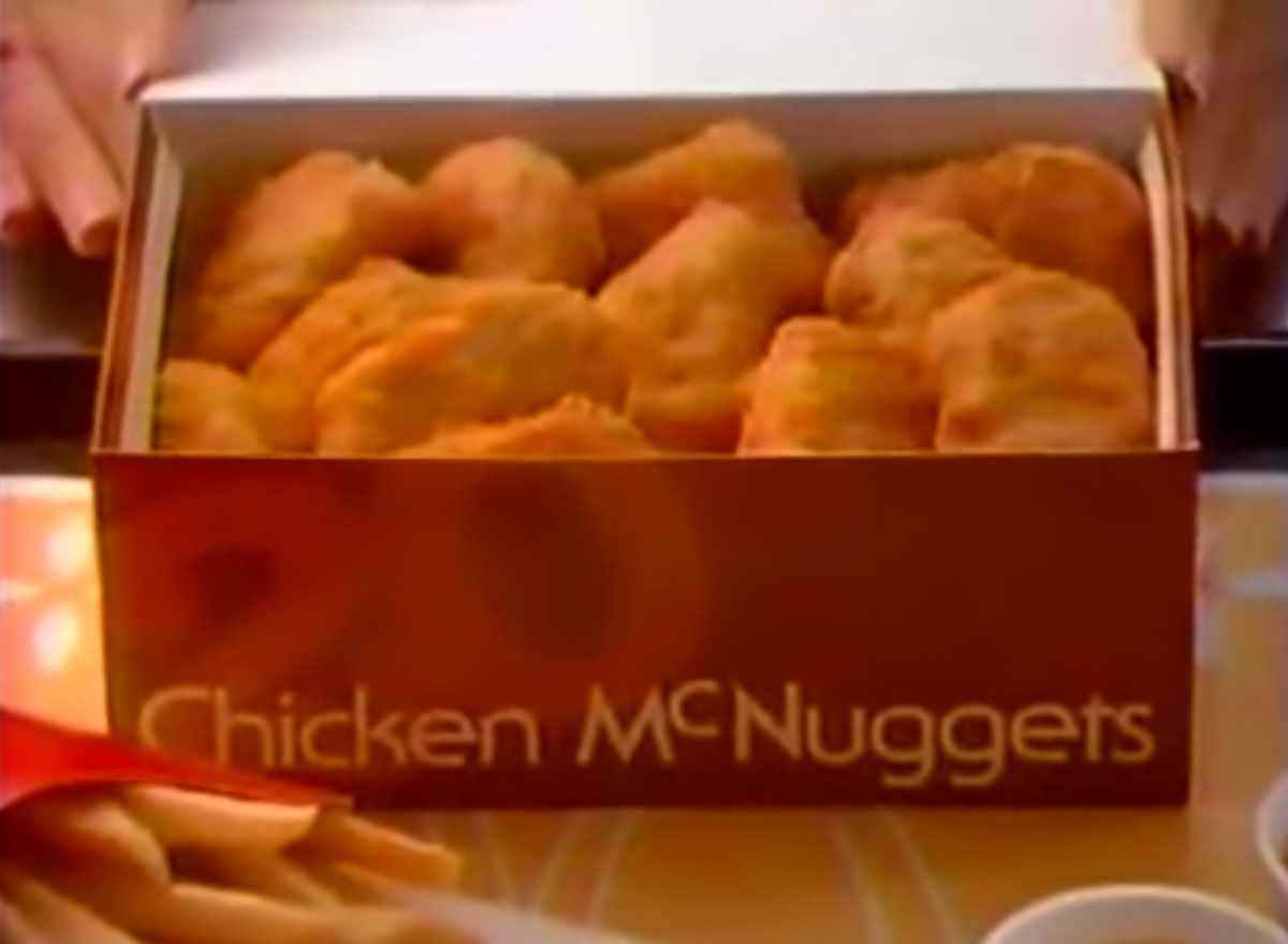 Chicken mcnuggets 1983