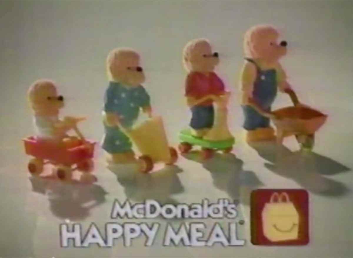 Berenstain bears mcdonalds happy meal toys