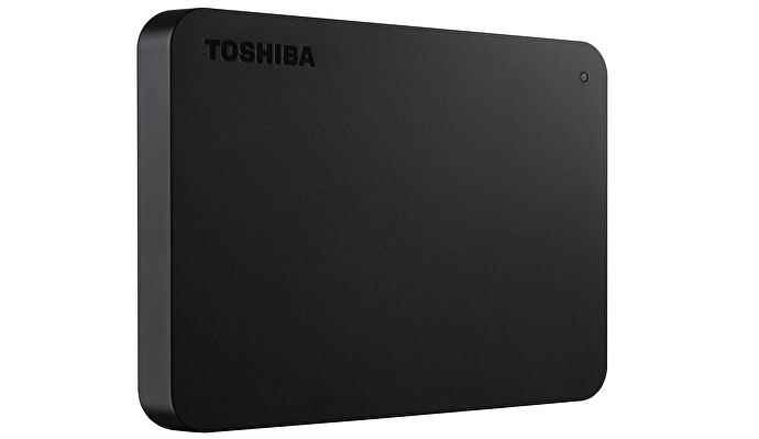 Die externe Festplatte von Toshiba Canvio Basics