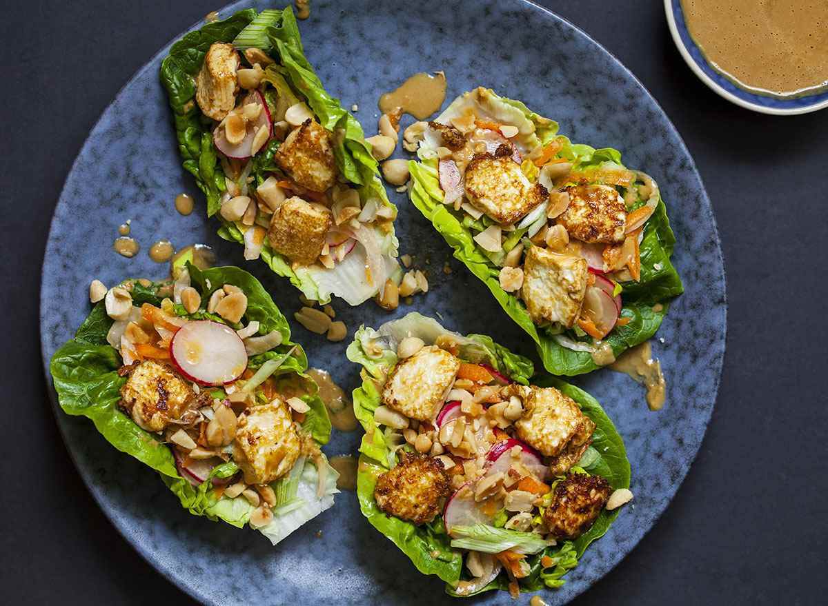 Tofu-Salat-Wraps