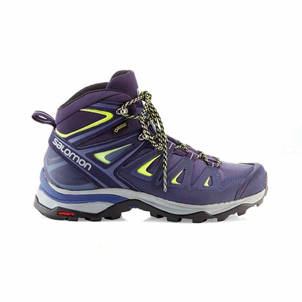 Salomon X Ultra 3 Mid GTX Hiking Boots on white background