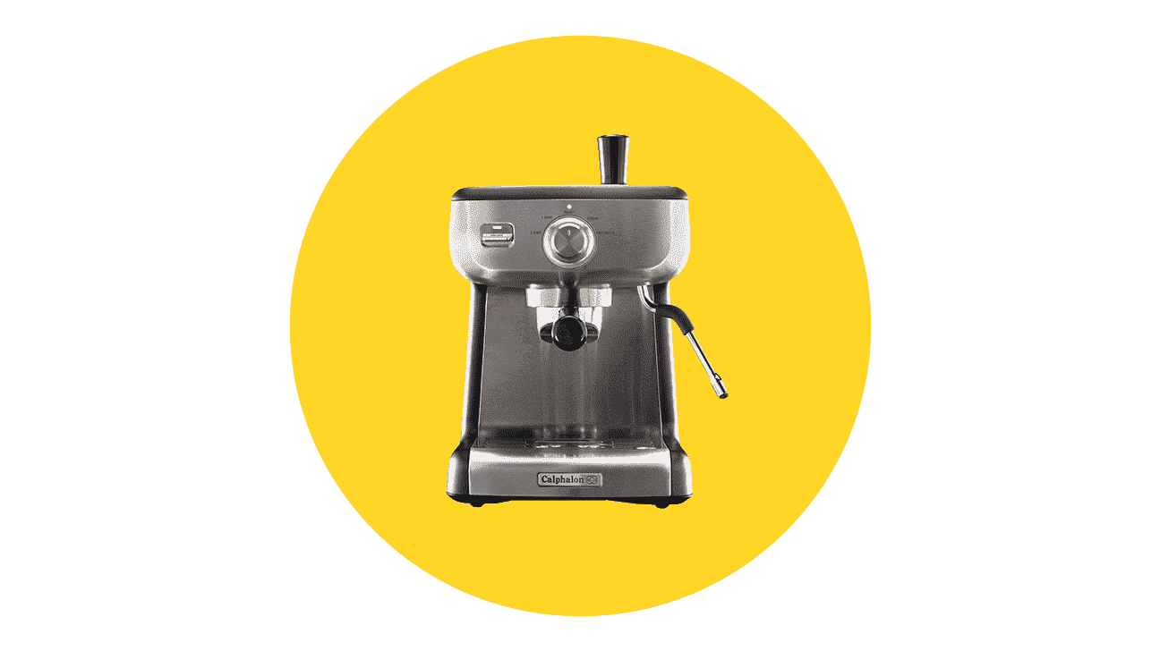 Calphalon TempiQ Espresso Machine with Steam Wand