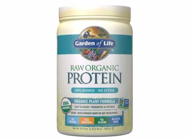 Rohes organisches Proteinpulver