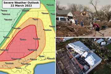 Winde in Orkanstärke werden prognostiziert, da 8,5 Millionen Amerikaner unter Tornado-Warnung gestellt werden