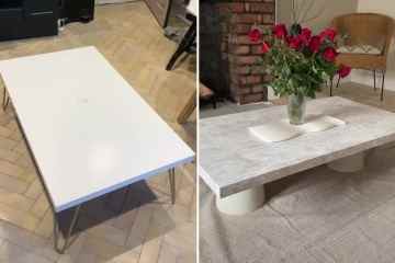 DIY-Fanatiker verpasst einem tristen IKEA-Tisch eine atemberaubende Verjüngungskur für 9,50 £ – mit BINS 