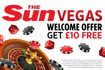 Melden Sie sich jetzt bei Sun Vegas an, um £10 gratis zu erhalten, ohne dass eine Einzahlung erforderlich ist