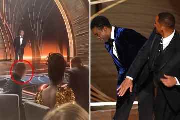 Jadas unglaubliche Reaktion, als Will Smith Chris Rock in einem neuen Oscar-Video schlägt