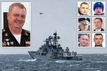 Schwarzmeerkommandant in der Ukraine „getötet“, als der erste von Putins Marineoffizieren gefallen ist