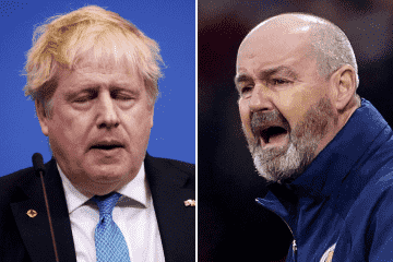 Boris unterstützt das WM-Tschüss für die Ukraine … aber es würde zu Lasten Schottlands gehen