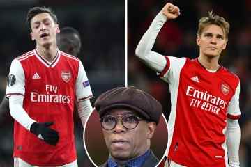 Arsenal-Ikone Ian Wright zielt auf Mesut Özil und lobt Martin Ödegaard