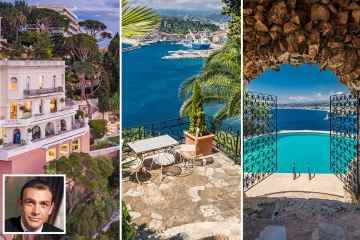 In Sean Connerys unglaublichem 25-Millionen-Pfund-Haus an der französischen Riviera, das zum Verkauf steht