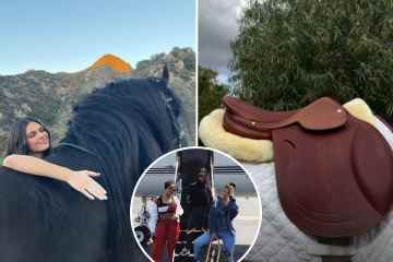 Kendall Jenner rühmt sich eines Hermes-Sattels im Wert von 9.000 US-Dollar, den sie für ihr PFERD bekommen hat