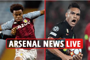 Die Gunners wollen den Aston Villa-Teenager Lautaro Martinez BLOW übertragen