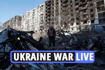 Russische Streitkräfte ZERSTÖREN Gebäude des Roten Kreuzes in Mariupol, das Familien beherbergt