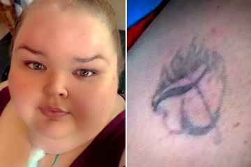1000-Pfund-Sisters-Fans sind geschockt, als sie ein NSFW-Tattoo auf Tammy Slatons Arm entdecken