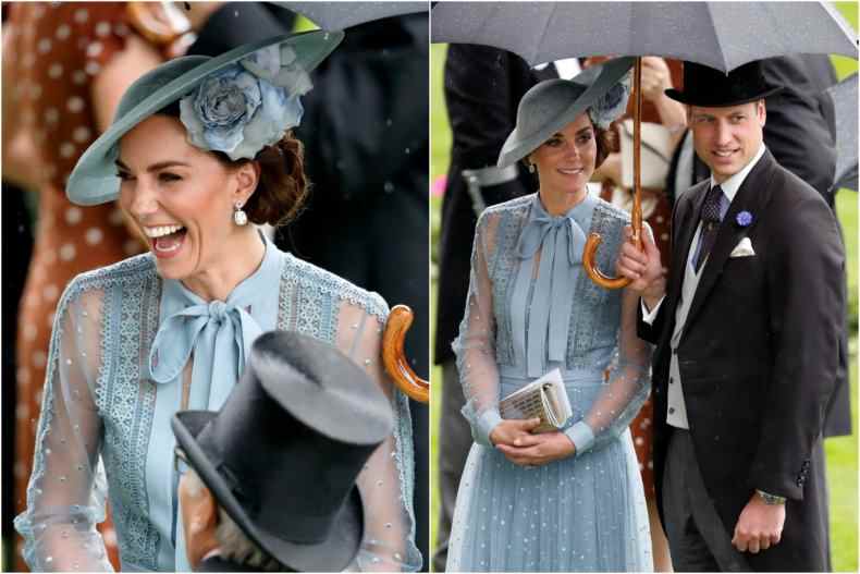 Kate Middleton Prinz William Ascot Rain