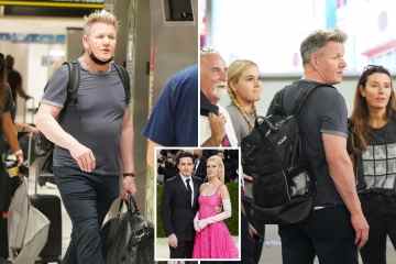 Gordon Ramsay und seine Familie landen vor Brooklyn Beckhams Hochzeit in Miami