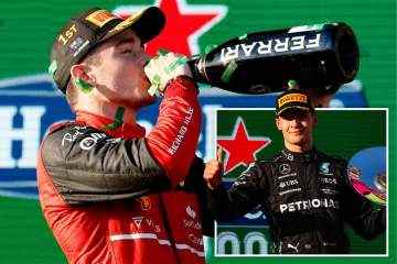 Leclerc gewinnt beim australischen GP, ​​während Verstappens Rücktritt Russell auf den dritten Platz bringt