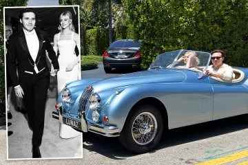 Brooklyn und Nicola fahren im £500.000 Jag, als die ersten offiziellen Hochzeitsbilder auftauchen
