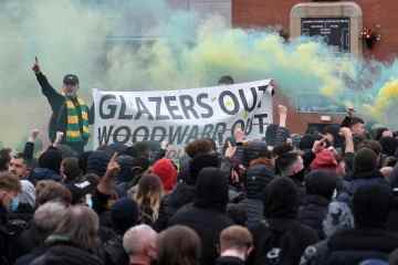 Man Utd-Fans veranstalten Anti-Glazer-Protest vor dem Heimspiel gegen Norwich