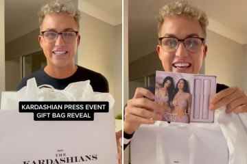 In den Geschenktüten der Kardashians für Freunde vor der Premiere der Hulu-Show