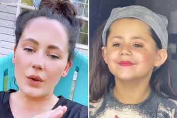 Teen Mom Jenelle schlug zu, weil sie Tochter Ensley, 5, Make-up tragen ließ
