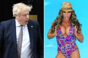 Katie Price zeigte Boris Johnson bei der Dinnerparty ihre Brüste, verrät Piers