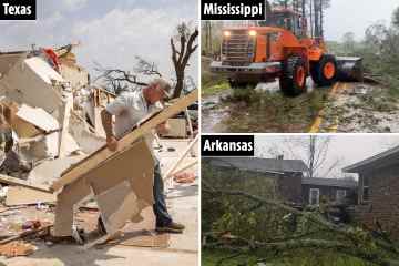 Frau, 20, tot, nachdem Baum auf Haus fällt, da Prognostiker MEHR Tornados vorhersagen