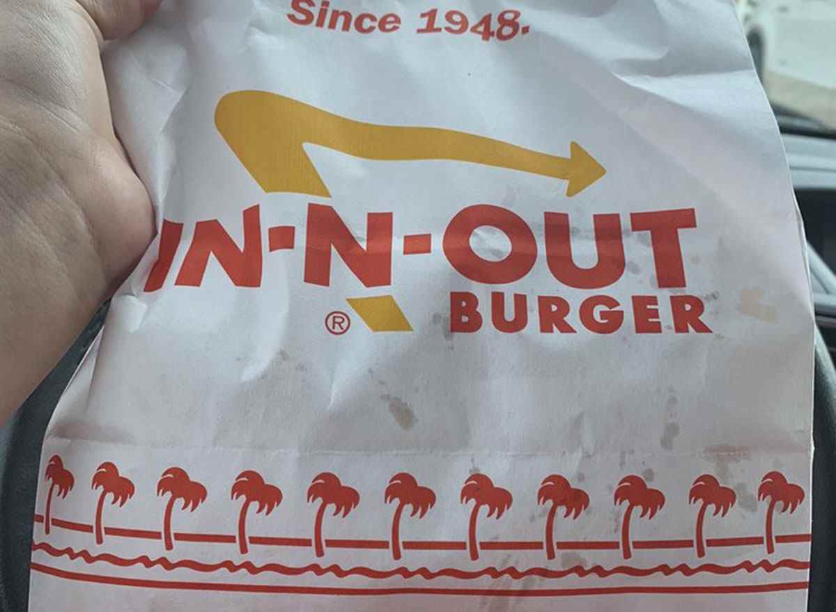 in n out Takeout-Tasche