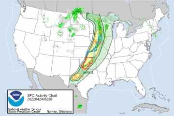 Tornado-Warnung spätestens in Oklahoma – Schwere Gewitter werden Marathon verzögern